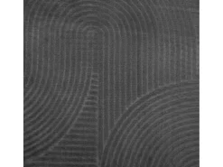 Alfombra IZA de pelo corto de estilo escandinavo en color antracita 160x230 cm