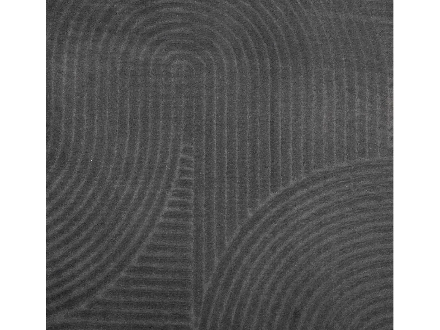 Alfombra IZA de pelo corto de estilo escandinavo en color antracita 160x230 cm