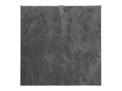Alfombra lavable de pelo corto suave HUARTE antracita 200x200 cm