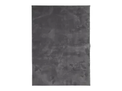 Alfombra lavable de pelo corto suave HUARTE antracita 140x200 cm