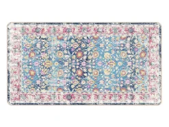 Alfombra lavable multicolor 80x150 cm antideslizante