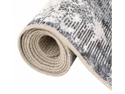 Alfombra lavable multicolor 80x300 cm antideslizante