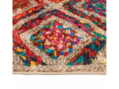 Alfombra lavable multicolor 80x150 cm antideslizante