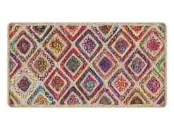 Alfombra lavable multicolor 80x150 cm antideslizante