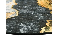 Alfombra lavable multicolor Ø 120 cm antideslizante