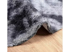 Alfombra NAVARRA Shaggy Gris Oscuro 100x100 cm