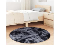 Alfombra NAVARRA Shaggy Gris Oscuro 100x100 cm