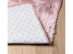 Alfombra NAVARRA Shaggy Rosa Empolvado 200x200 cm
