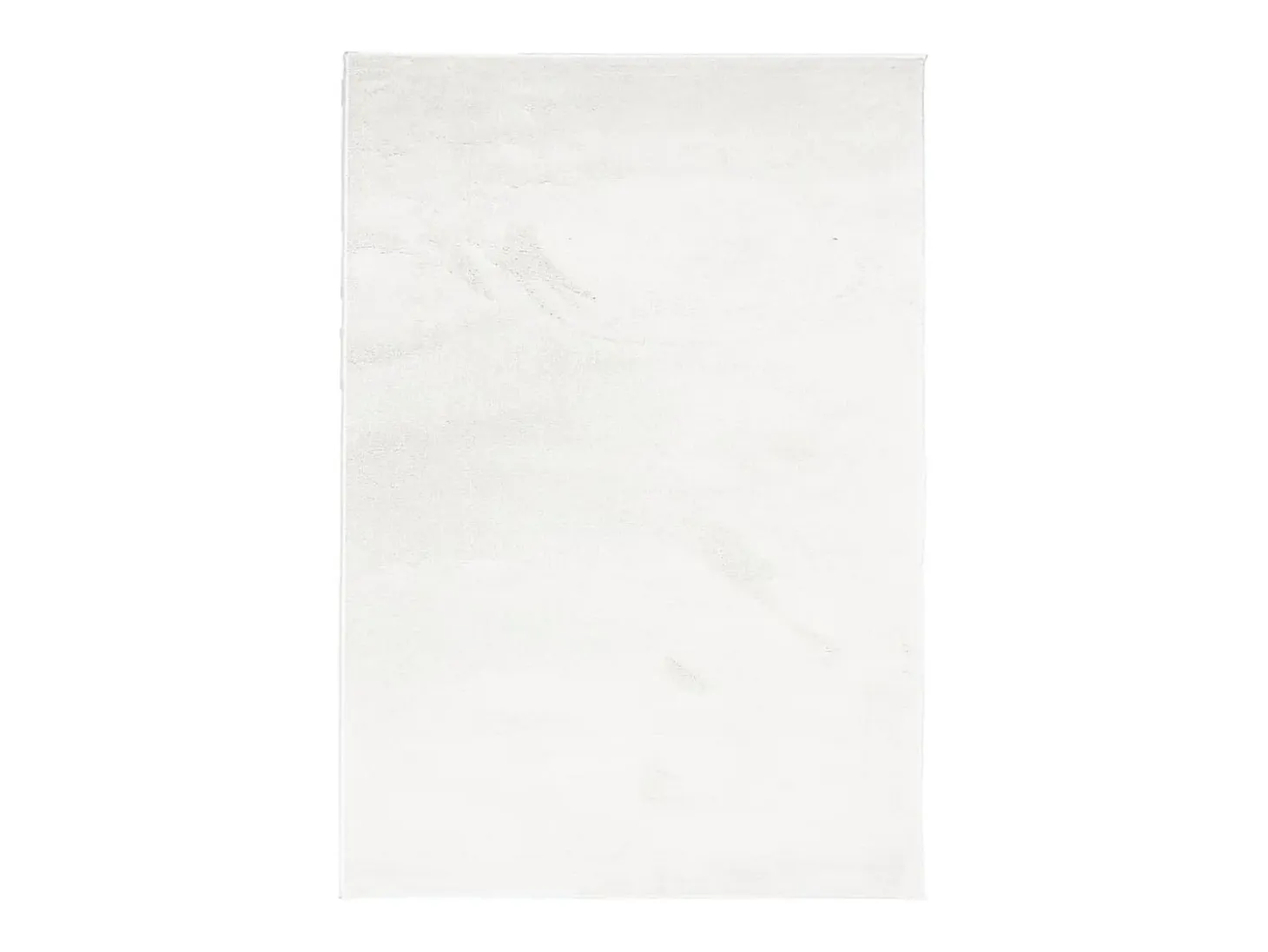 Alfombra OVIEDO de pelo corto color crema 160x230 cm