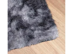 Alfombra peluda NAVARRA gris oscuro 120x170 cm