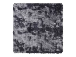 Alfombra peluda NAVARRA gris oscuro 240x240 cm