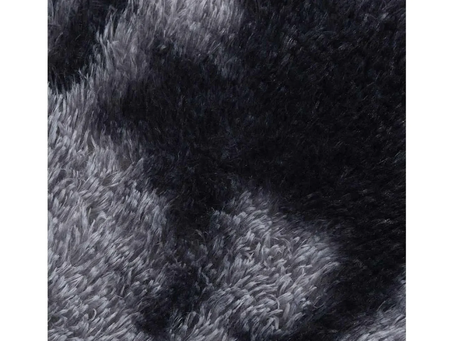 Alfombra peluda NAVARRA gris oscuro 240x240 cm