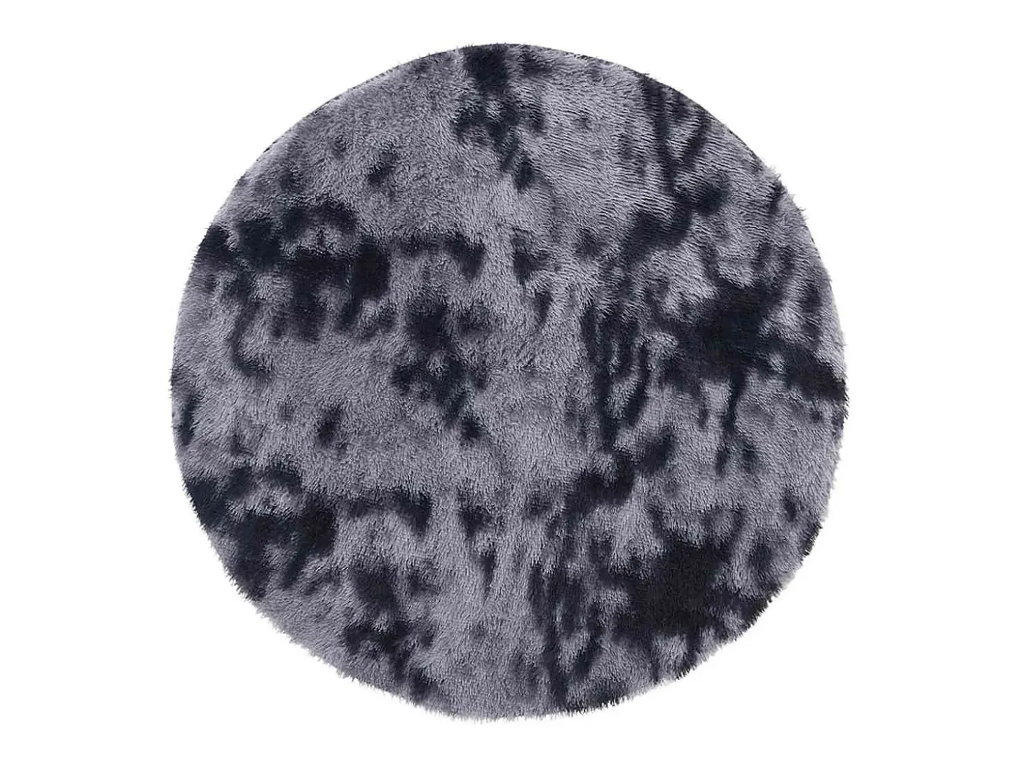 Alfombra peluda NAVARRA gris oscuro 240x240 cm