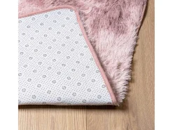 Alfombra peluda NAVARRA Rosa Polvo 240x340 cm