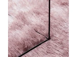 Alfombra peluda NAVARRA Rosa Polvo 240x340 cm