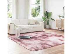 Alfombra peluda NAVARRA Rosa Polvo 240x240 cm