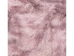 Alfombra peluda NAVARRA Rosa Polvo 240x240 cm