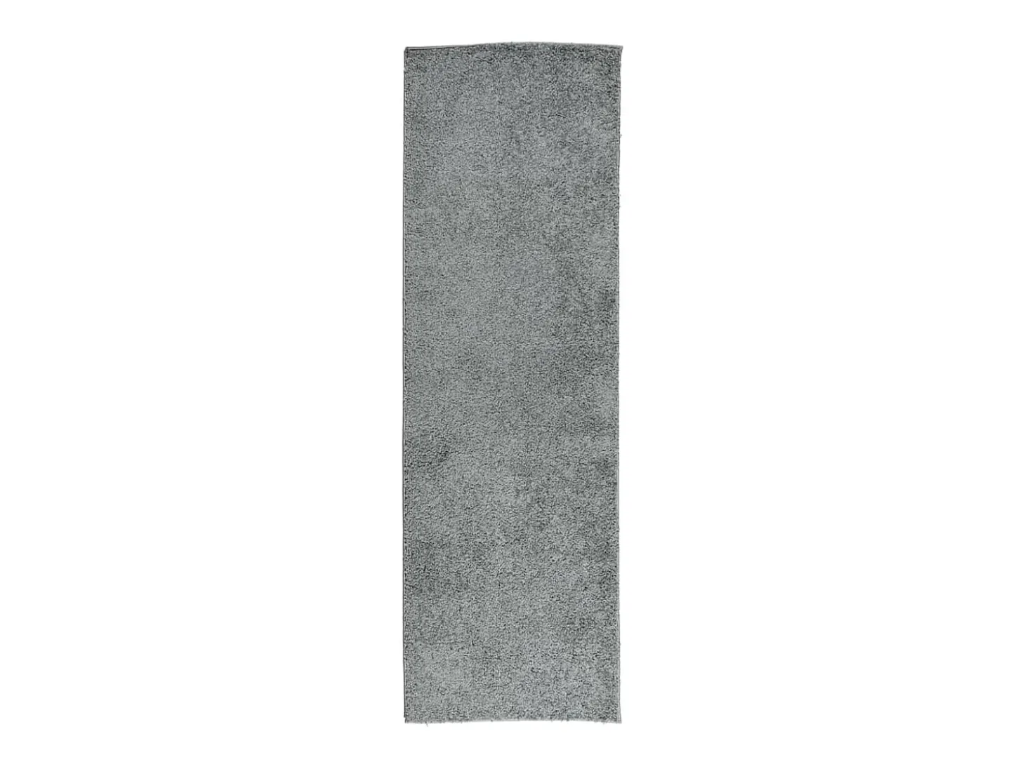 Alfombra peluda PAMPLONA, pelo largo, verde moderno, 80x250 cm