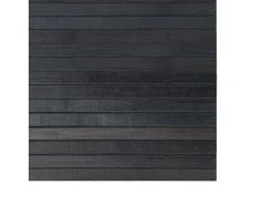 Alfombra rectangular gris 60x300 cm bambú