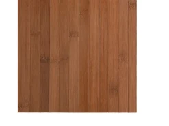 Alfombra rectangular marrón 100x100 cm bambú