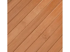 Alfombra rectangular natural 100x300 cm bambú
