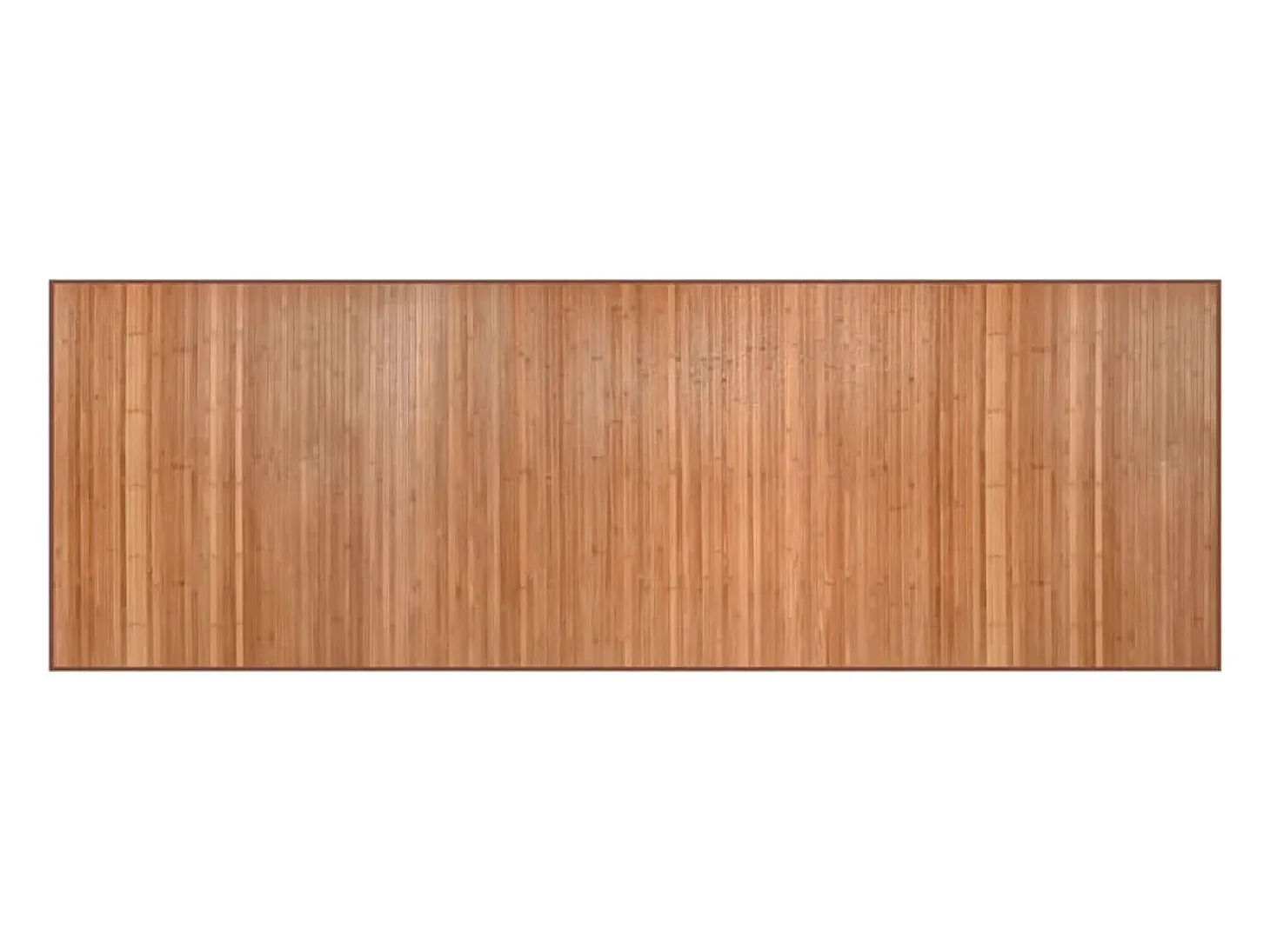 Alfombra rectangular natural 100x300 cm bambú