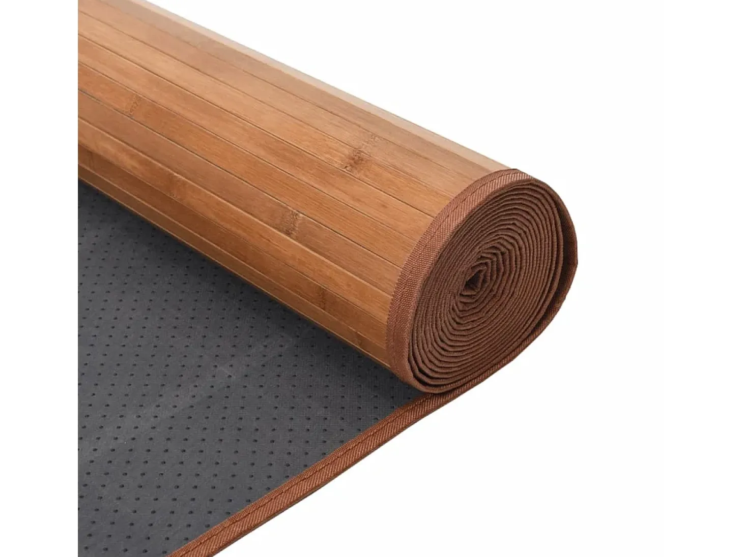 Alfombra rectangular natural 100x300 cm bambú