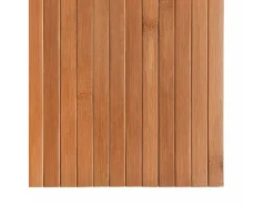 Alfombra rectangular natural de bambú 80x100 cm