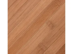 Alfombra rectangular natural de bambú 80x100 cm