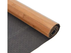 Alfombra rectangular natural de bambú 80x100 cm