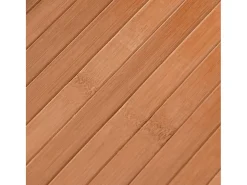 Alfombra rectangular natural de bambú 80x200 cm