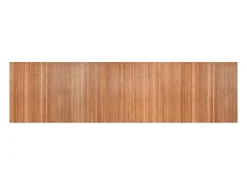 Alfombra rectangular natural de bambú 80x300 cm