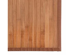 Alfombra rectangular natural de bambú 60x300 cm