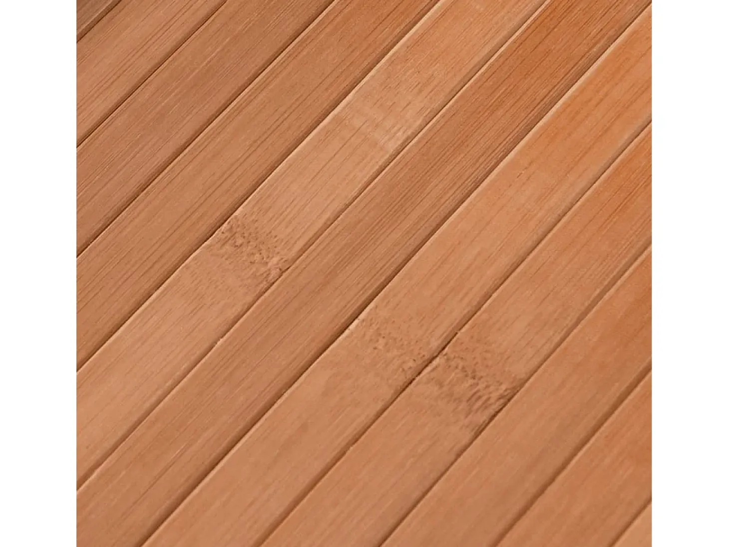 Alfombra rectangular natural de bambú 60x300 cm