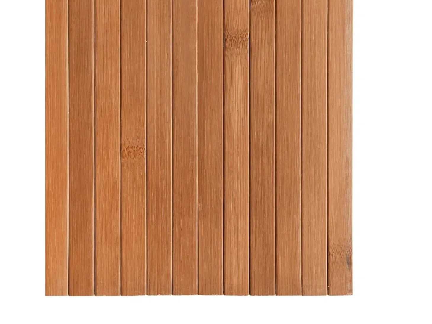 Alfombra rectangular natural de bambú 60x300 cm