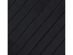 Alfombra rectangular negra 100x200 cm bambú