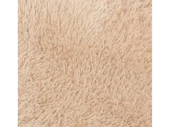 Alfombra shaggy de pelo largo NAVARRA beige 120x170 cm poliéster