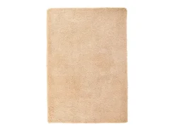 Alfombra shaggy de pelo largo NAVARRA beige 120x170 cm poliéster