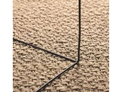 Alfombra ZIZUR 140x200 cm efecto yute para interior y exterior