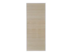 Alfombras rectangulares Bambú natural 2 uds 120x180 cm