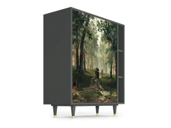 Aparador - 96х110х41 cm - BS6 - Rain in the Oak Forest, Antracita