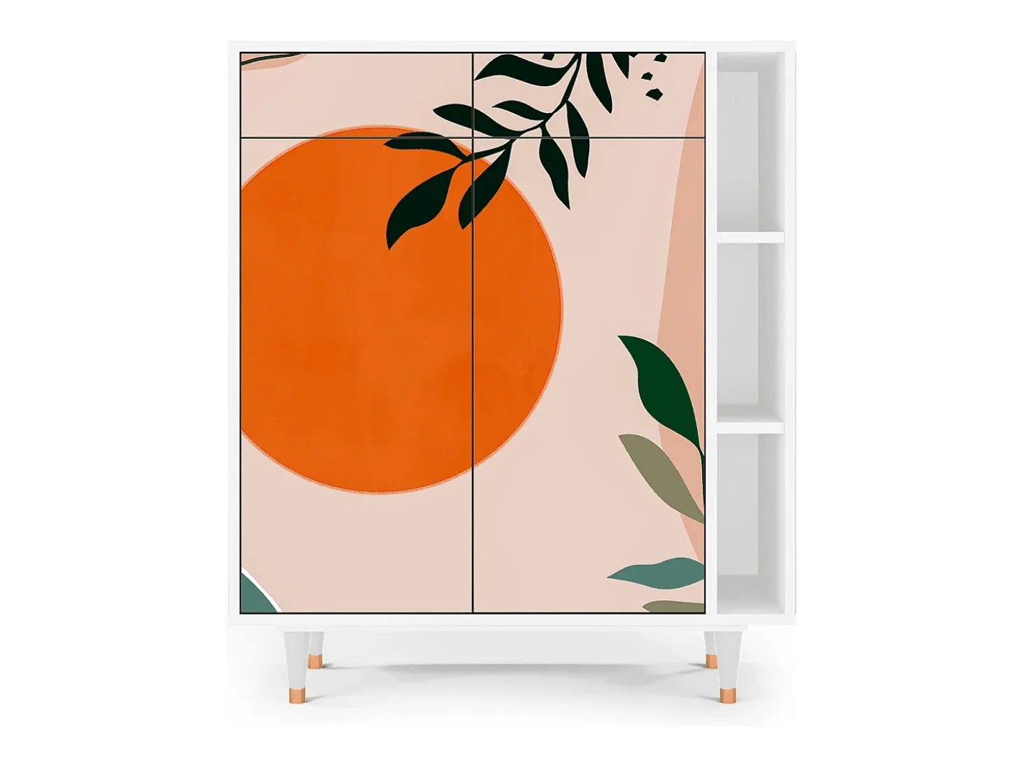 Aparador - 96х110х41 cm - BS6 - Artwork, Blanco