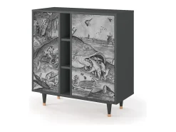 Aparador - 94х96х41 cm - BS5 - Big Fish Eat Little, Antracita