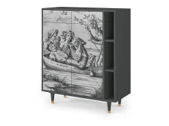 Aparador - 96х110х41 cm - BS6 - Blau Schuyte, Antracita