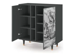 Aparador - 94х96х41 cm - BS5 - Blau Schuyte, Antracita
