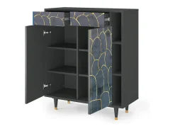 Aparador - 96х110х41 cm - BS6 - Blue Lagoon, Antracita