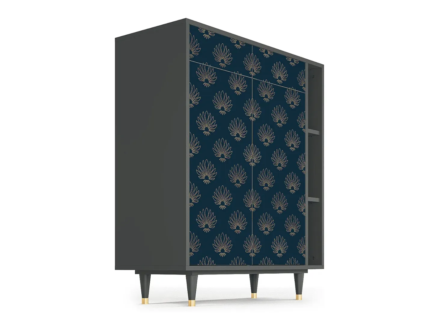 Aparador - 96х110х41 cm - BS6 - Blue Lotus, Antracita