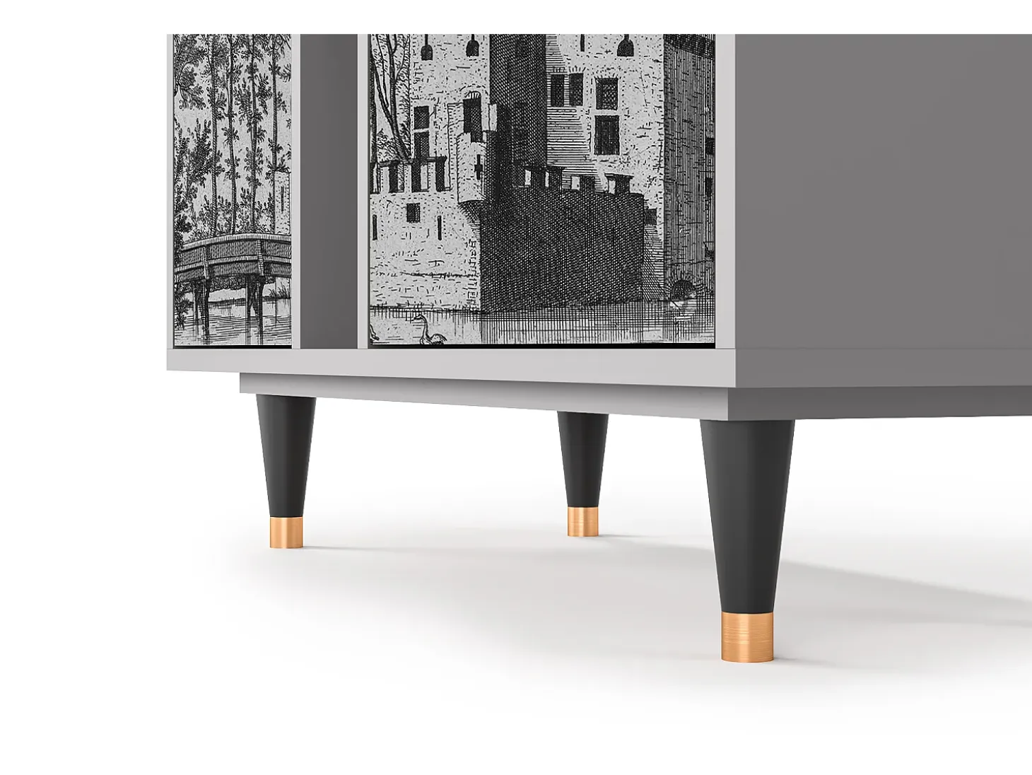 Aparador - 94х96х41 cm - BS5 - Castle by Breugel, Gris