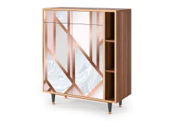Aparador - 96х110х41 cm - BS6 - Champagne Story, Nogal