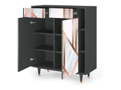 Aparador - 96х110х41 cm - BS6 - Champagne Story, Antracita